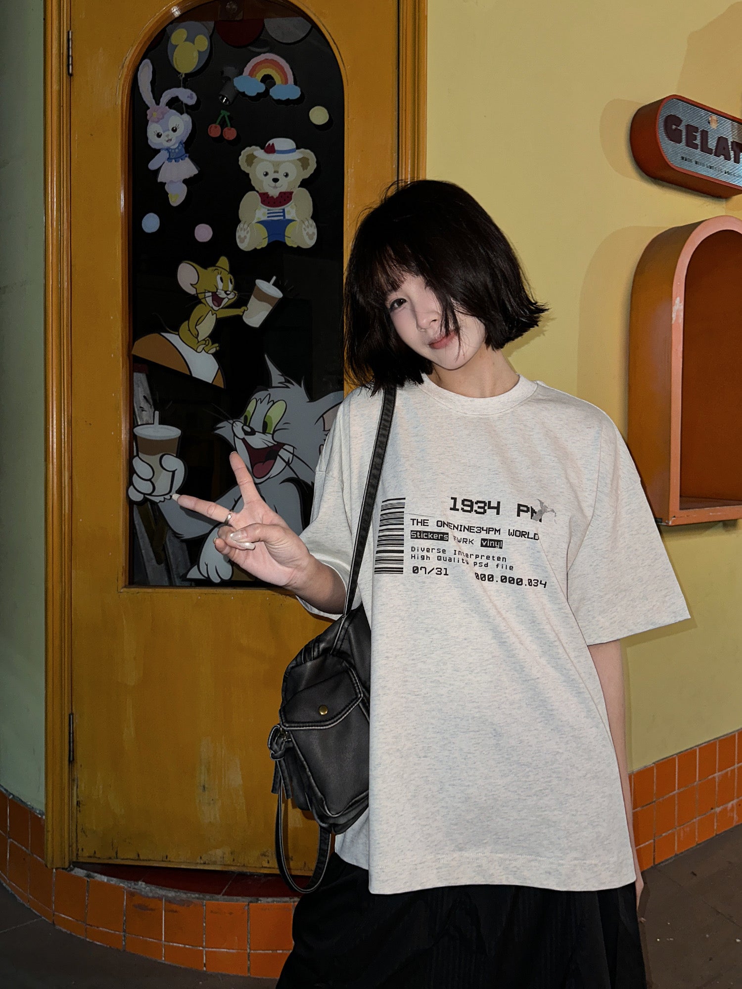 ONENINE34PM 丨[Data receipt] T-shirt