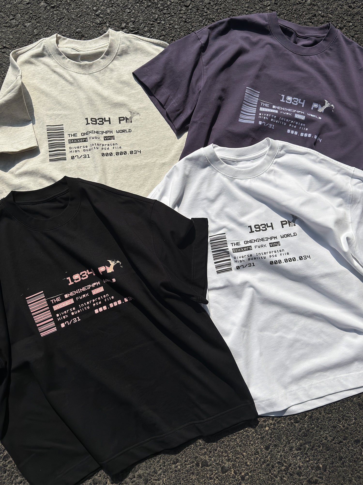 ONENINE34PM 丨[Data receipt] T-shirt