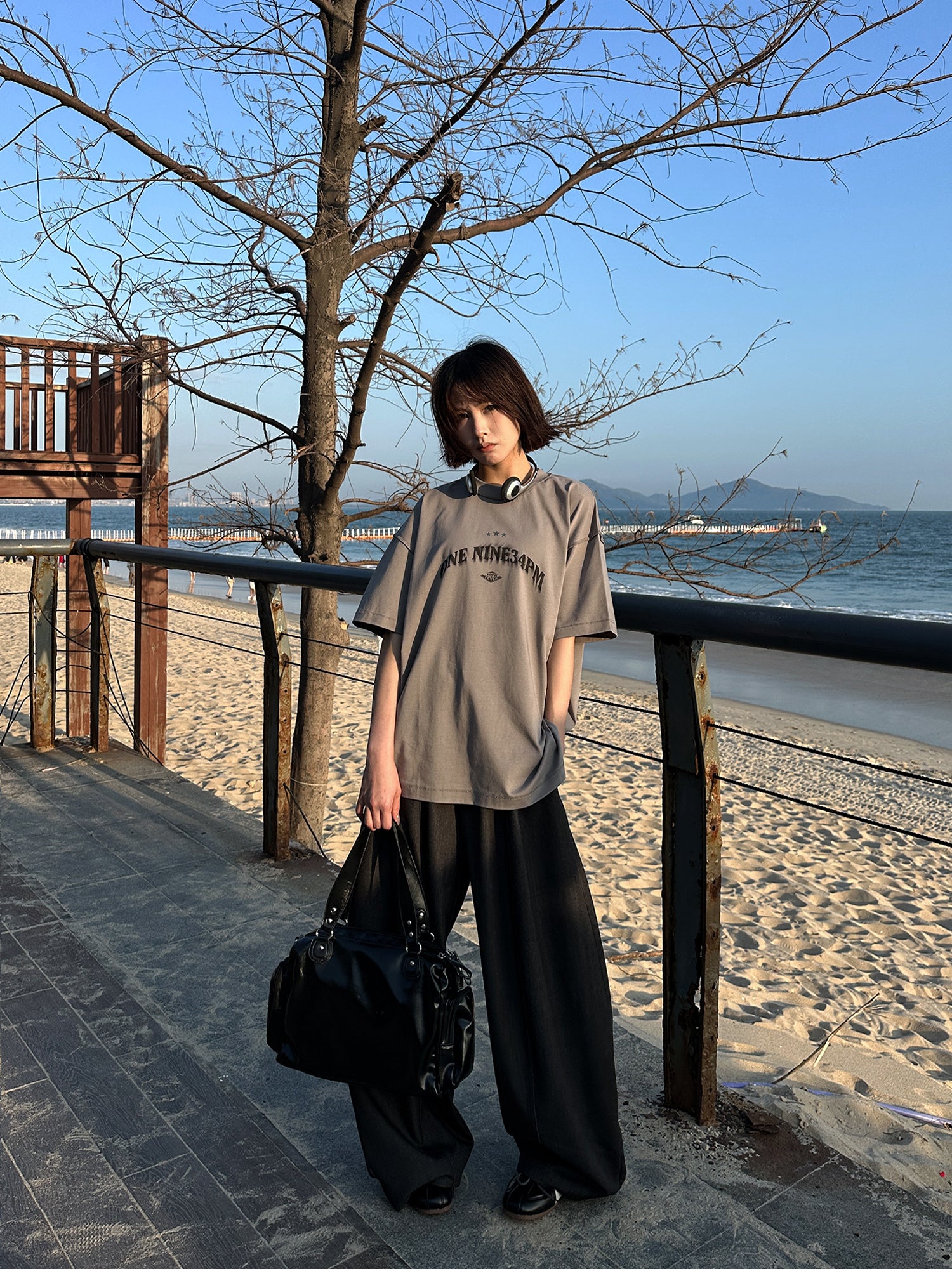 ONENINE34PM 丨[Blue Star Arc] T-shirt