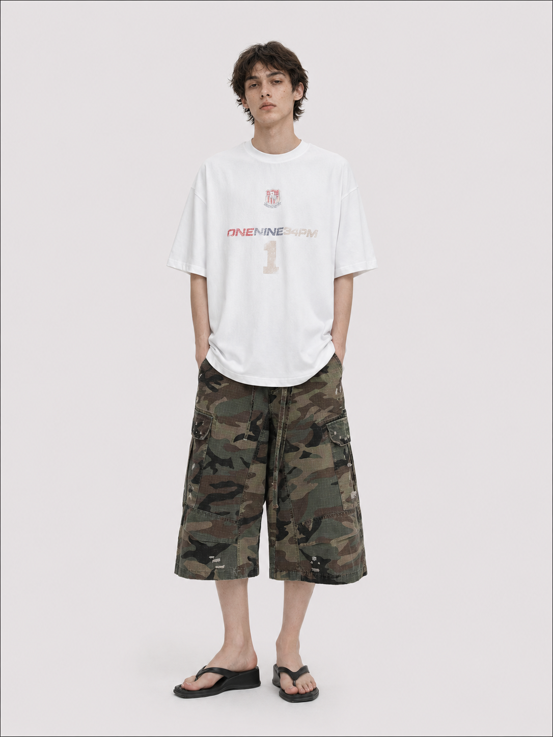 ONENINE34PM 丨[ATHLETIC BADGE] T-shirt