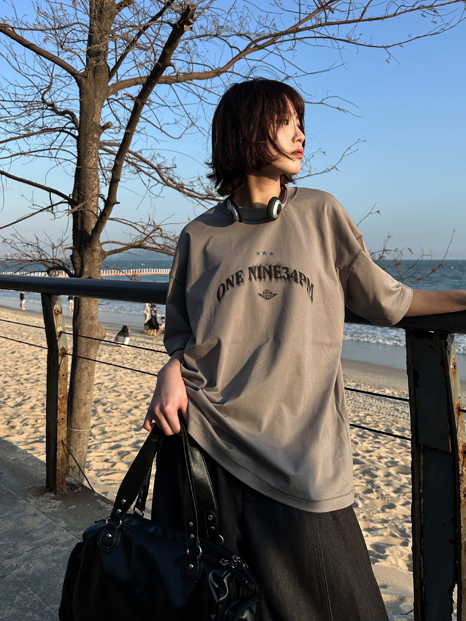 ONENINE34PM 丨[Blue Star Arc] T-shirt