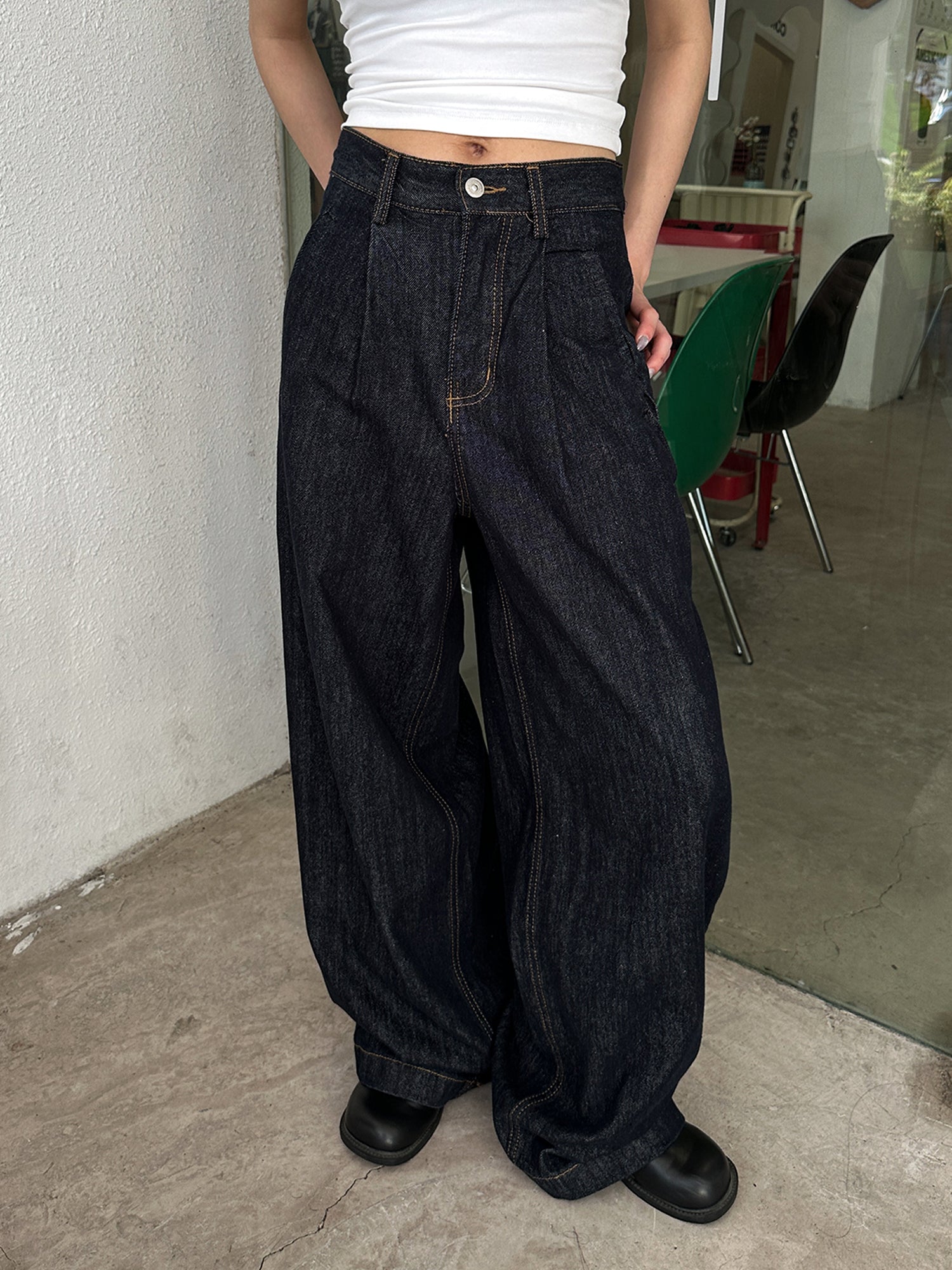 ONENINE34PM 丨[BASIC OBSESSION] STRAIGHT CUT JEANS