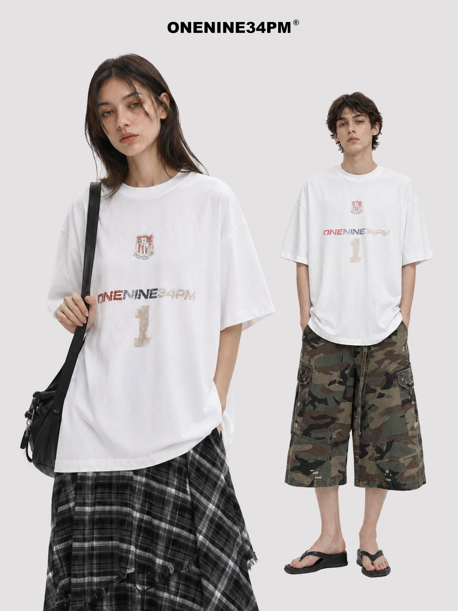 ONENINE34PM 丨[ATHLETIC BADGE] T-shirt